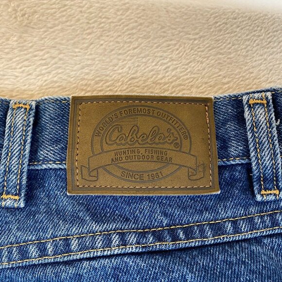 Cabelas Mens Jeans 42x30 Relaxed Fit Gear 100% Cotton Durable & Comfortable - Picture 10 of 13